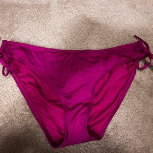 Kona Sol large Magenta Tie-Side Bikini Bottom